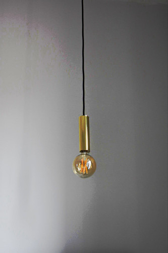 Gold brass finish pendant - finish,