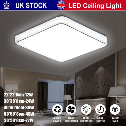 Modern led square - modern, ceiling