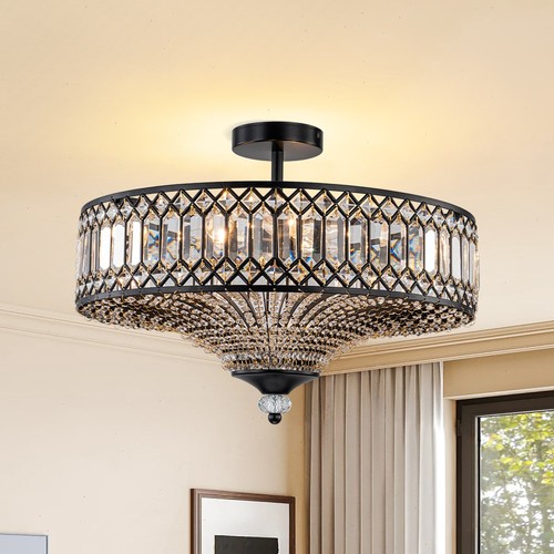Luxury crystal ceiling light - crystal,