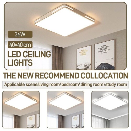 Large led ceiling light - ceiling, square