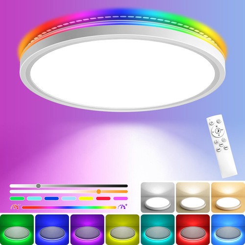 Led ceiling light round panel - led,
