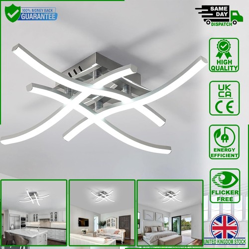 Elegant 36w wave led - 36w, ceiling