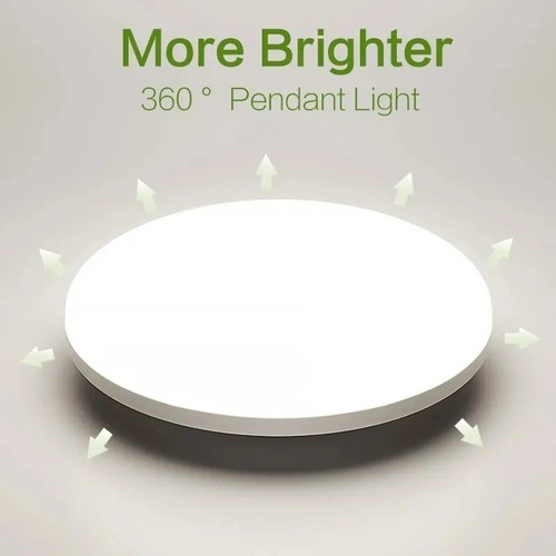 Round led ceiling light panel - ceiling,