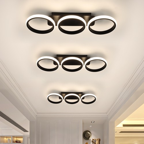 Modern ceiling lamp - ceiling, 3-rings