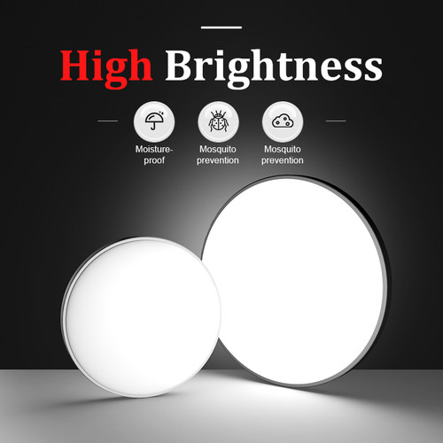 Round led ceiling light panel - light,