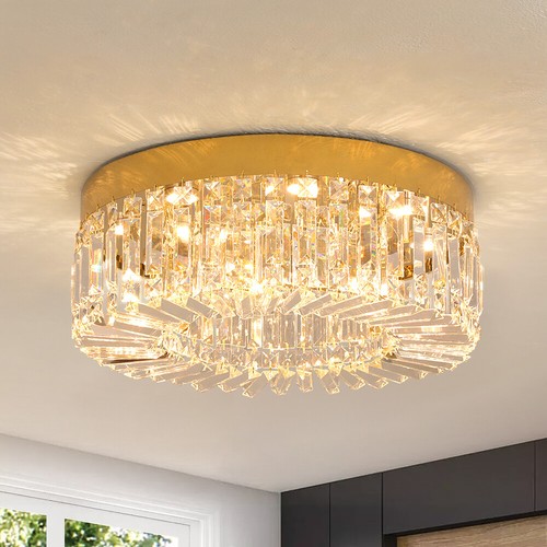 Led ceiling light - ceiling, gold