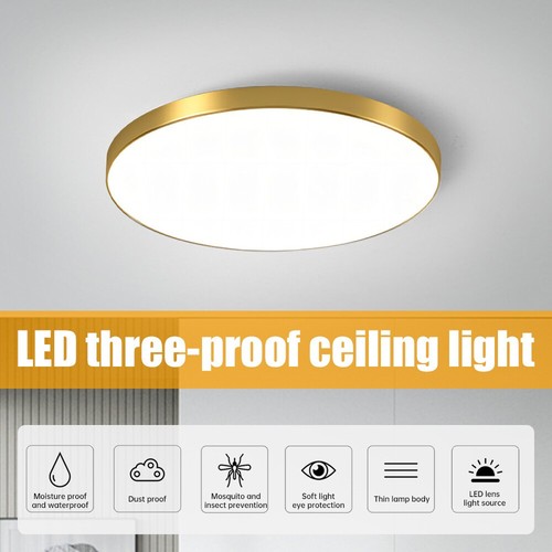 Thin led ceiling light round - thin,