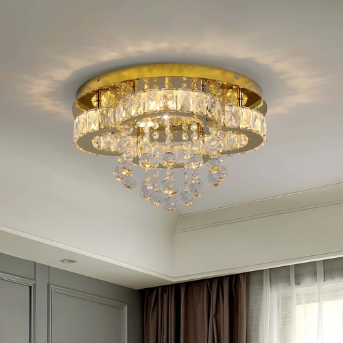 Crystal led ceiling light - ceiling,