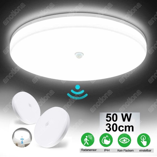 Modern led ceiling light - modern, pir